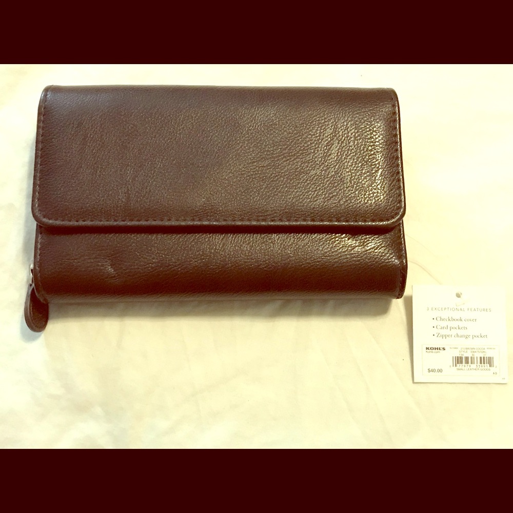 Brown wallet/clutch